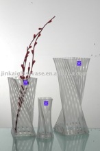 ground mouth blown glass vase