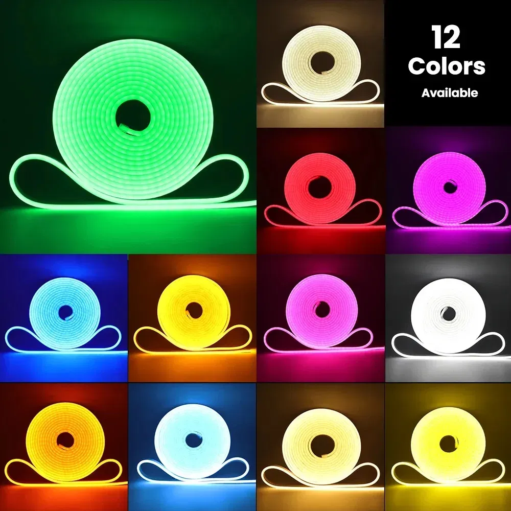 Waterproof Flexible Neon Light Strip 5m SMD 2835 Outdoor Signs