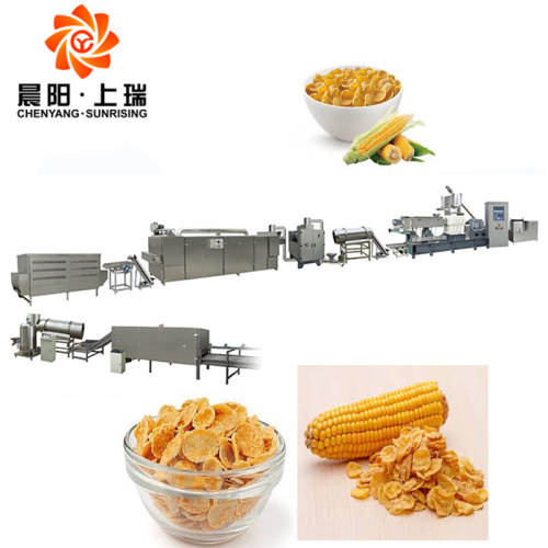 Corn flakes breakfast cereal manufacturing plant machine