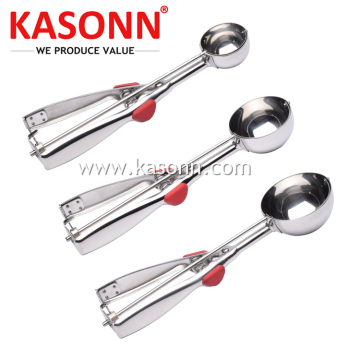 Stainless Steel Ice-cream Scoop Set of 3