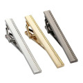 Mens Metal Classic Tie Bar Clip Argento