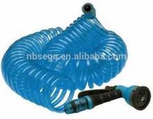 PU Spring water hose set, pu coil hose kit