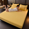 Borong Microfiber Pepejal Velvet Bedding Set Saiz King