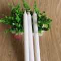 Flameless Snow Wax Fluted Candles Velas