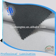 Waterproof breathable laminated mechanical stretch outdoor softshell jacket fabric