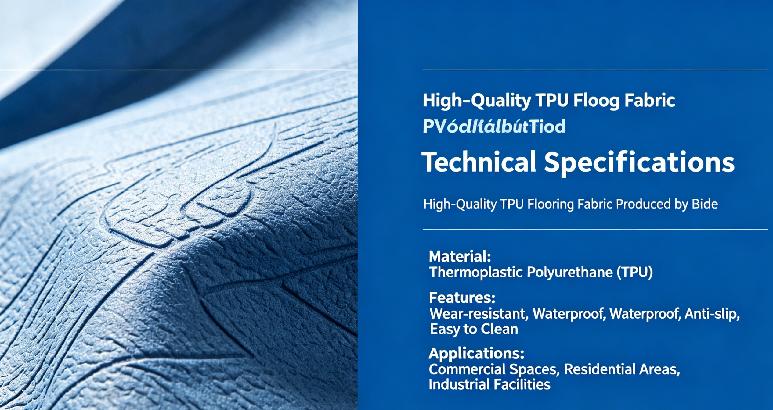 בד רצפת TPU איכותי High-Quality TPU floor fabric