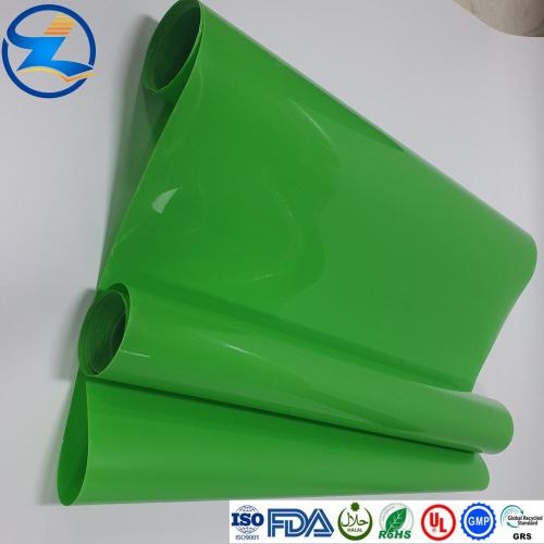 Película en color PVC rígida de 0.18 mm para empacar
