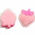 Flat Back Strawberry Cherry Mini Cabochon 100 stks / zak Meisjes Kleding Accessoires Handgemaakte Ambachten Kralen Spacer