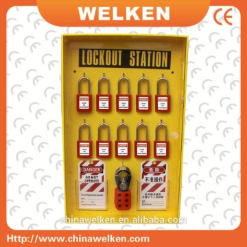 10 Padlock Station with Cover