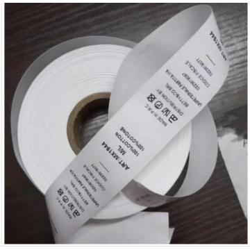 DIP Coated Barcode Label Ribbon Nylon Taffeta