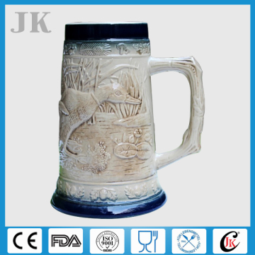 Porelain German handcrafted ceramic beer stein