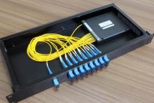 16CH Multiplexer Demultiplexer Fiber Optic MUX / DEMUX