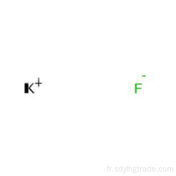 équation de réaction au fluorure de potassium