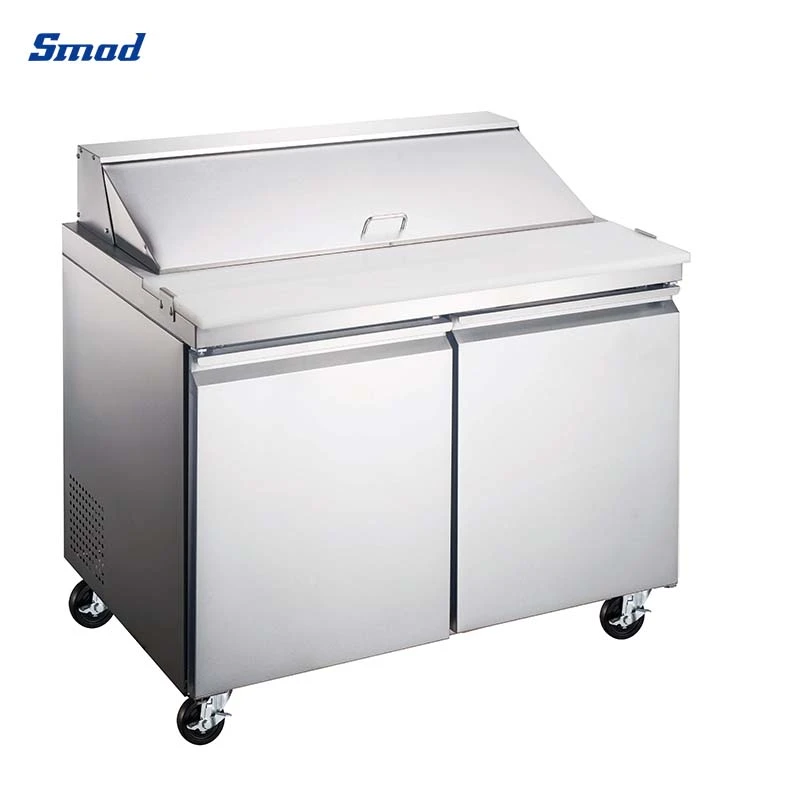 9.5cuft Commercial Refrigerated Counter Top Salad Bar Showcase Refrigerator