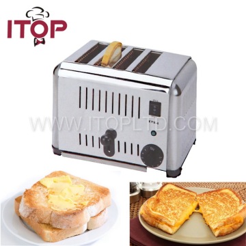Commercial flat toaster/2 slice bread toaster