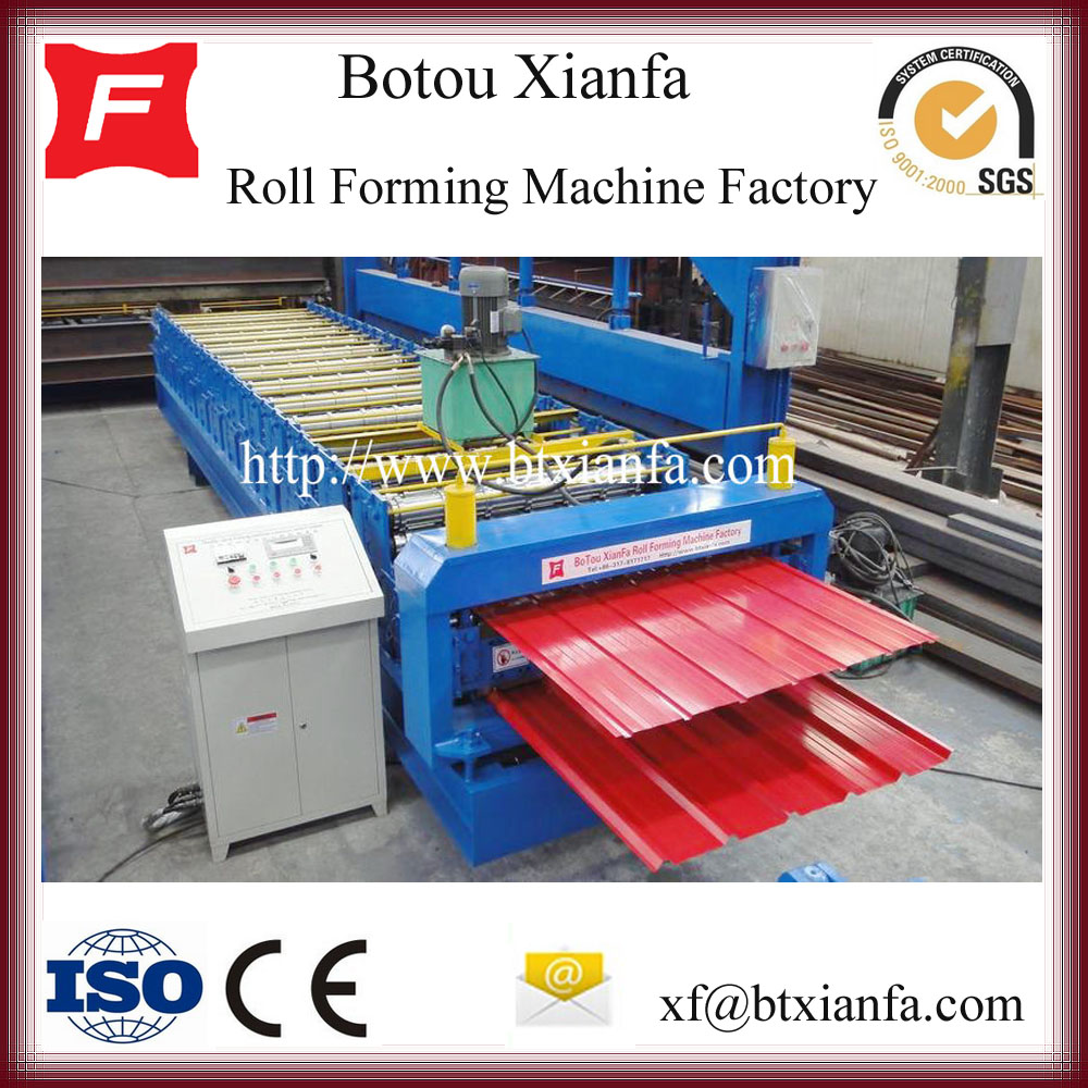 Color Steel Roof Cladding Roll Forming Machine