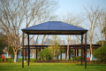 Terrasse fuer Aluminm Rom Gazebo Zelt zum Verkauf mit Seitenwand