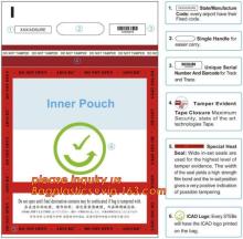 Security Bags For Money Custom cash bag security seals deposit bags Clear Tamper Proof Plastic Security Bags With SEQUENTIAL NUM