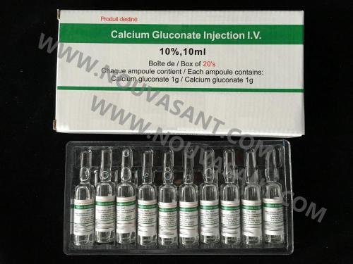 Calcium-gluconaat injectie