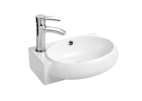 quadra wall hung basin - b&q unit b&q