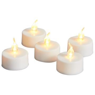 Battery Powered Yellow Light Flickering Tea Candle