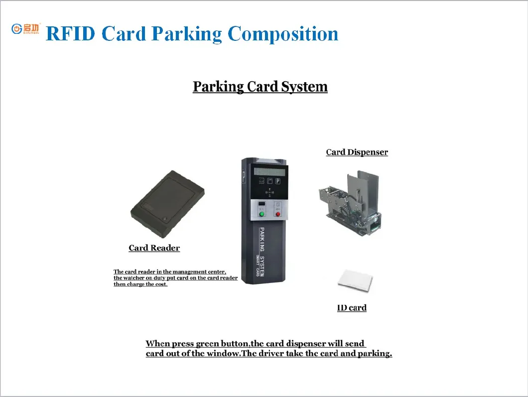 Automatic Barcode Ticket Dispenser Parking Barrier Systems