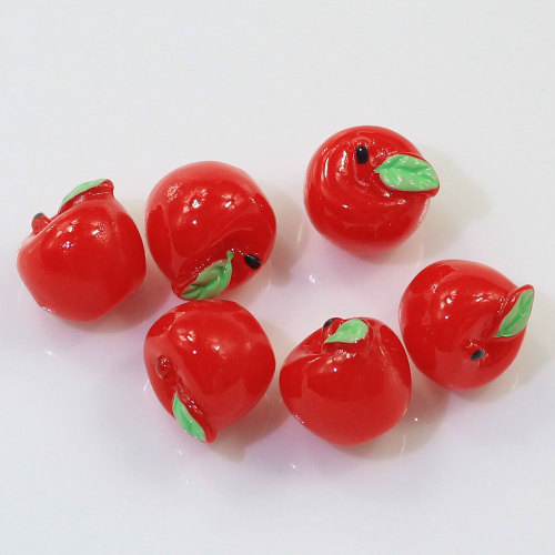 Nouveau Charme Fruits Rouges En Forme 3D Perles Résine Cabochon Simulation Alimentaire 100 pcs/sac Enfants BRICOLAGE Artisanat Décor Perles