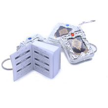 Islamic Religious Jewelry: Mini Koran, Quran Pendant, Keychain, and Hanging Ring