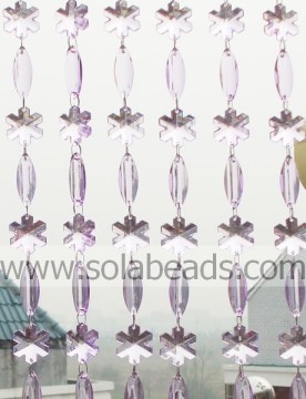 Winter 28MM&38MM Plastic Crystal Beading Garland