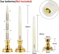 Flamelös timerfunktion Batteriflimrande LED Tea Light