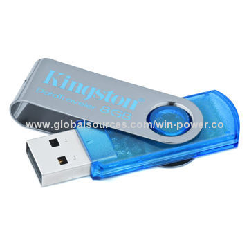 Promotional Swivel USB Flash Drive, Kingston USB, Suitable to Officers