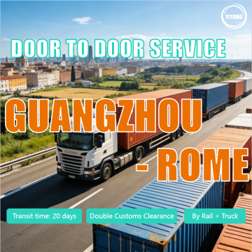 Door to Door Shipping from Guangzhou to Rome