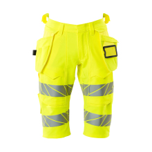 968 Customized Breathable Unisex Large Pocket Shorts - Summer High Visibility Road Construction Work Out Shorts