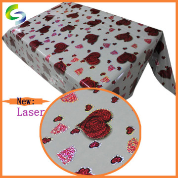 Shine 3d laser PVC Flexible Plastic Sheet