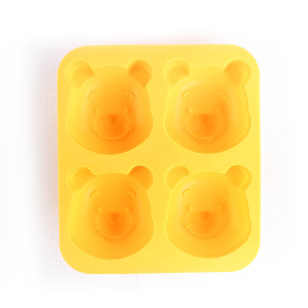 4-Cavity Bear Silicone Cake Mold Chocolate Candy Baking (2)