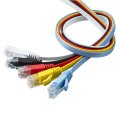 RJ45 비차폐 플랫 Cat5e 이더넷 패치 케이블