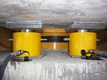 Hydraulic Cylinder Jack |A portable hydraulic jacking jack for bridge replacement rubber production