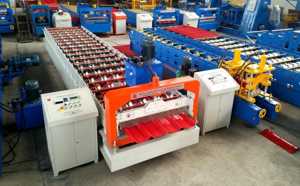 Supply sheet metal cold roll forming machine