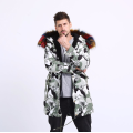 Veste Parka Camo Personnalisée en Gros d'Usine avec Fourrure