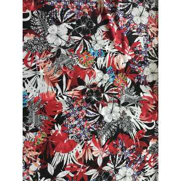 Tropical Design Rayon Challis 30S Printing Woven Fabric