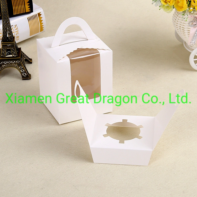 Paper Bakery Boxes 9.2X9.2X11cm with Film Window