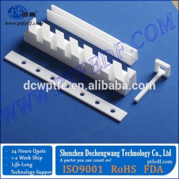 CNC PTFE/PEEK/PVDF components odd form parts plastic machined parts