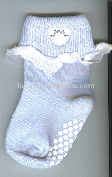 Modern popular cotton knitted baby socks