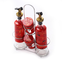 glass spice jar jar with lid canisters condiments bottles condiments container cosmet jar spices container kitchen