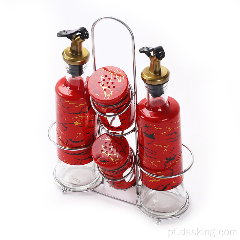 jarra de especiarias de vidro jarra com ladrilhas de condimentos garrafas condimentos condimentos recipiente jarra de especiarias cozinha de contêiner