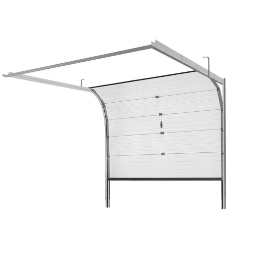 Sectionele overhead aluminium geïsoleerde garagedeur