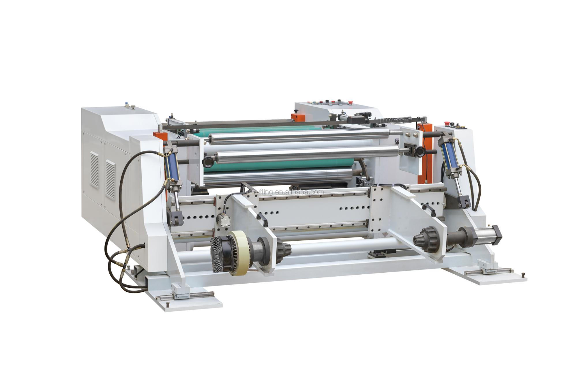 RTWF-1300 Non woven fabrics web paper roll to roll slitting rewinding machine