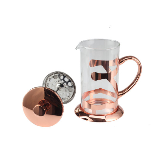 Copper Glass French Press Coffee Maker