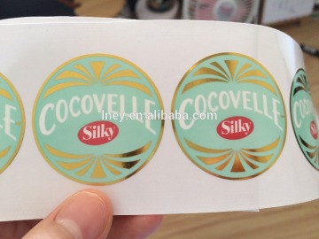 Round vinyl sticker label manufacture