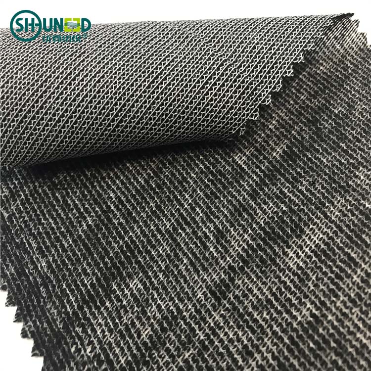 high quality warp knitted weft insert napping interlining brushed tricot fabric